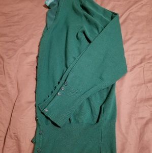 Teal button-down  Cardigan